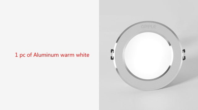 Xaomi OPPLE LED Downlight 3W 120 Degree Round Recessed Lamp Warm/Cool White Led Bulb Bedroom Kitchen Indoor LED Spot Lighting
