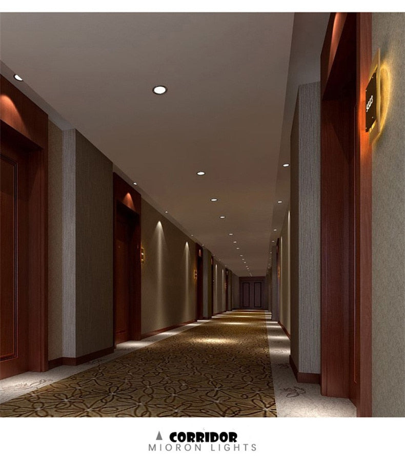 ACETIDE Recessed Dimmable LED Ceiling Light Lamp 3W/ 5W/ 7W/ 9W /12W/ 15W Round COB Spotlight LED Downlights AC85-265V