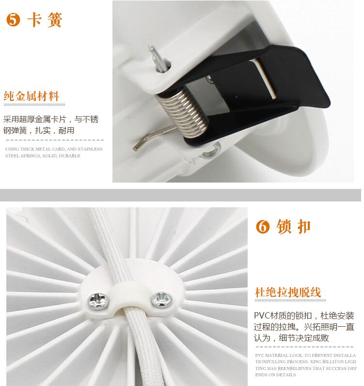 Dimmable LED Downlights 20W 30W 40W 50W 60W COB LED Recessed Ceiling Lamp Warm Cool White LED Spot Light