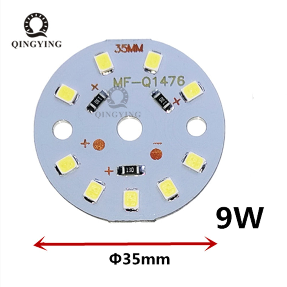 Downlight 20-50pcs a Lot DC12V lamp Bead LED Bulb Lamp 3W 6W 9W 12W 15W 18W Brightness Light Board For led bulb led downlight