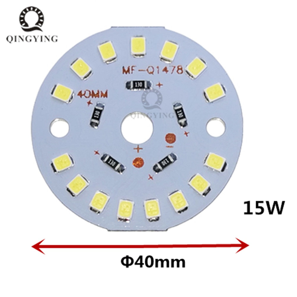Downlight 20-50pcs a Lot DC12V lamp Bead LED Bulb Lamp 3W 6W 9W 12W 15W 18W Brightness Light Board For led bulb led downlight