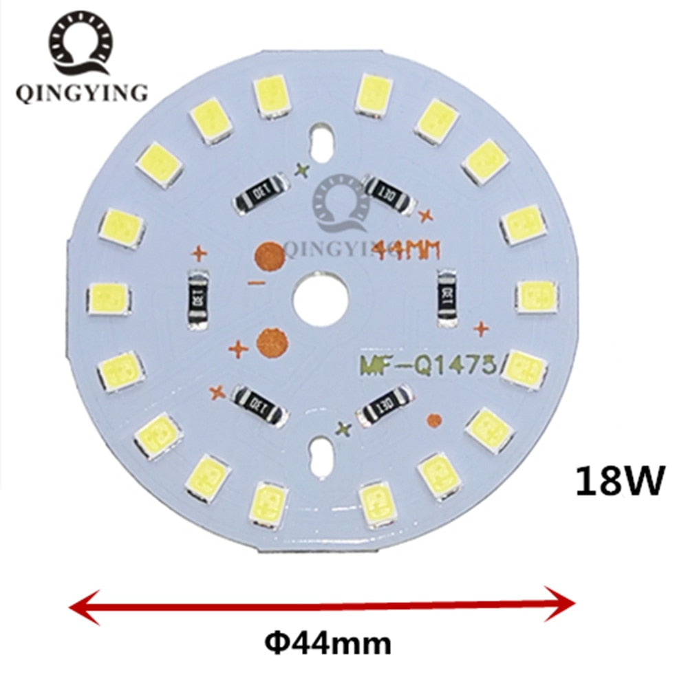 Downlight 20-50pcs a Lot DC12V lamp Bead LED Bulb Lamp 3W 6W 9W 12W 15W 18W Brightness Light Board For led bulb led downlight