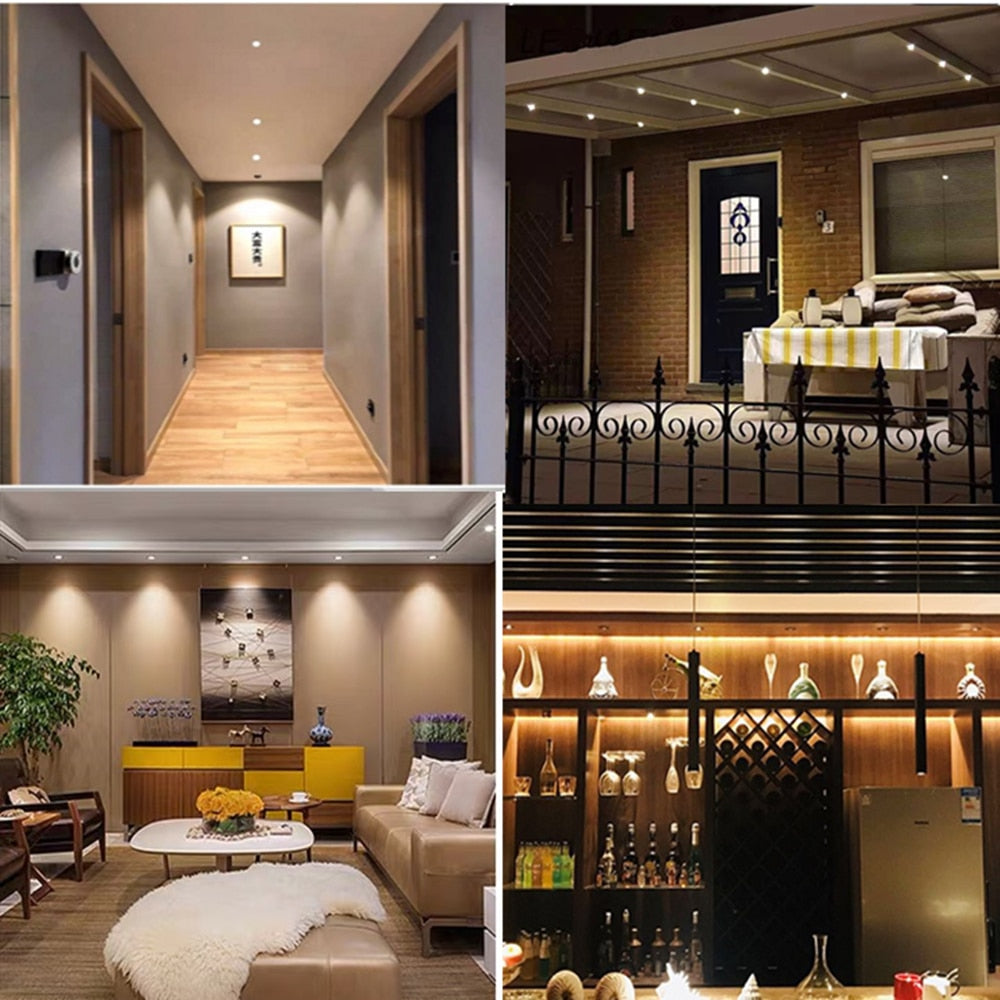 DC12V Mini LED Downlight 3W Indoor Ceiling Spotlight 30mm Recessed Home Bedroom Kitchen Spot Light 24V Showcase Cabinet Lighting