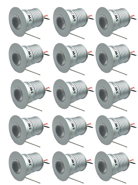 DC12V Mini LED Downlight 3W Indoor Ceiling Spotlight 30mm Recessed Home Bedroom Kitchen Spot Light 24V Showcase Cabinet Lighting