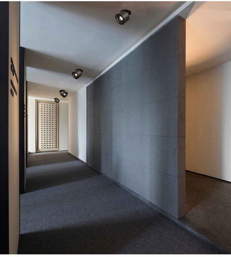 Foldable and Rotating Recessed LED Downlight 9W COB Ceiling Spot Light 12W Dimmable 110V 220V 15W Warm White For Living Room