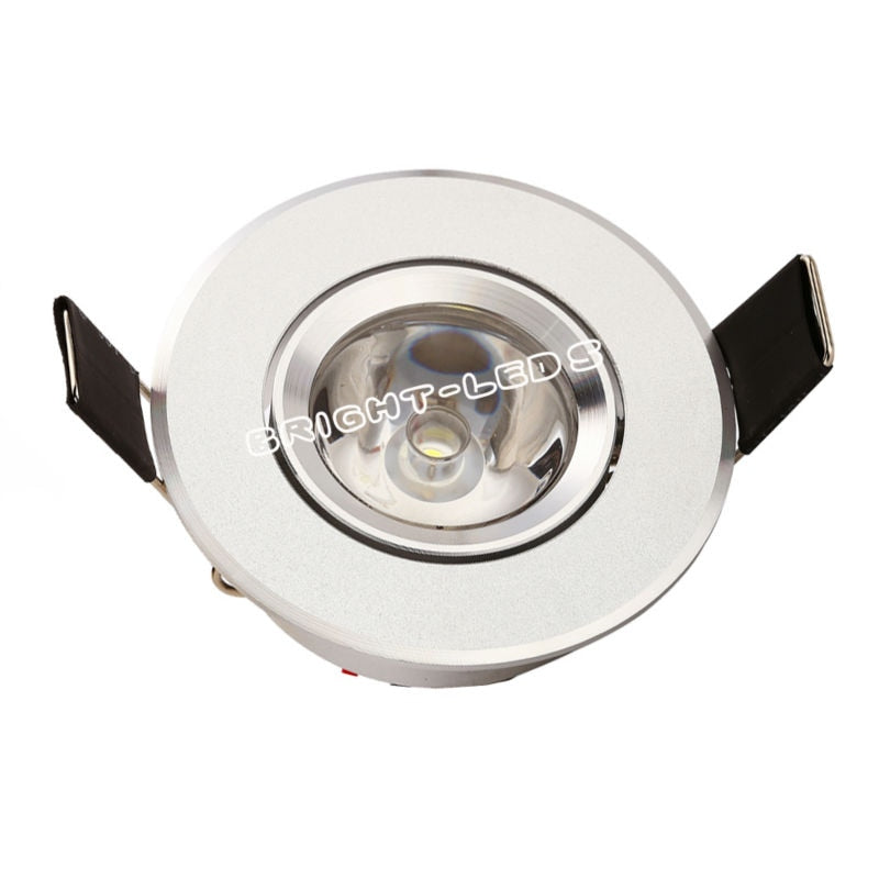 Best price 1W 3W 4pcs/lot mini high power Recessed Led Downlight AC85-260V 110-330LM with LED Driver warm nature pure white