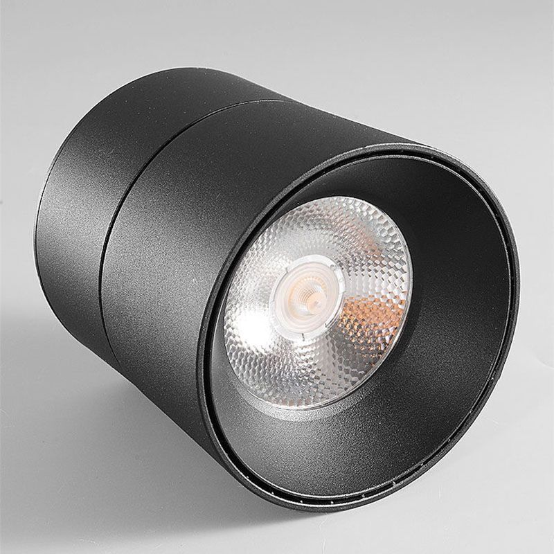 Modern Simple Black and White LED downlight Aluminum small spot led light fixture 10W 20W shop & store home decor ceiling light