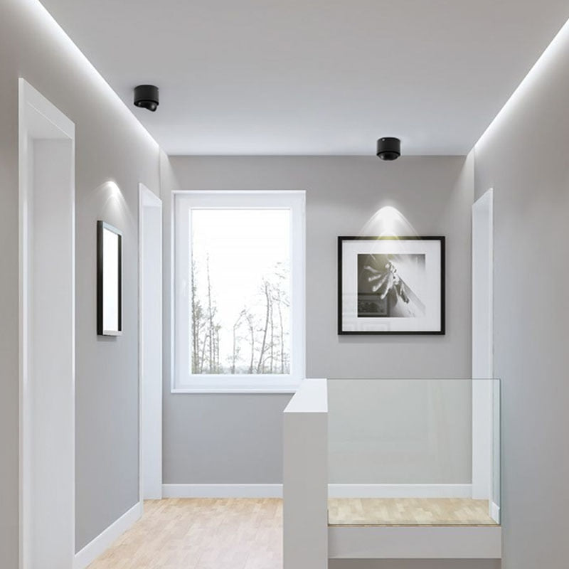 Dimmable Surface Mounted LED COB Downlight 5W/7W/9W/12W LED Lamp AC85V-265V Ceiling Spot Light with LED Driver White/Warm White