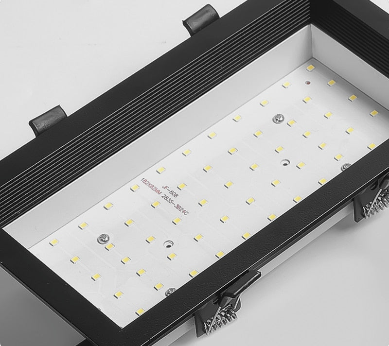 Square Dimmable Recessed LED Downlights 12W 18W 24W 30W LED Ceiling Spot Lights AC85~265V LED Panel Lights Indoor Lighting