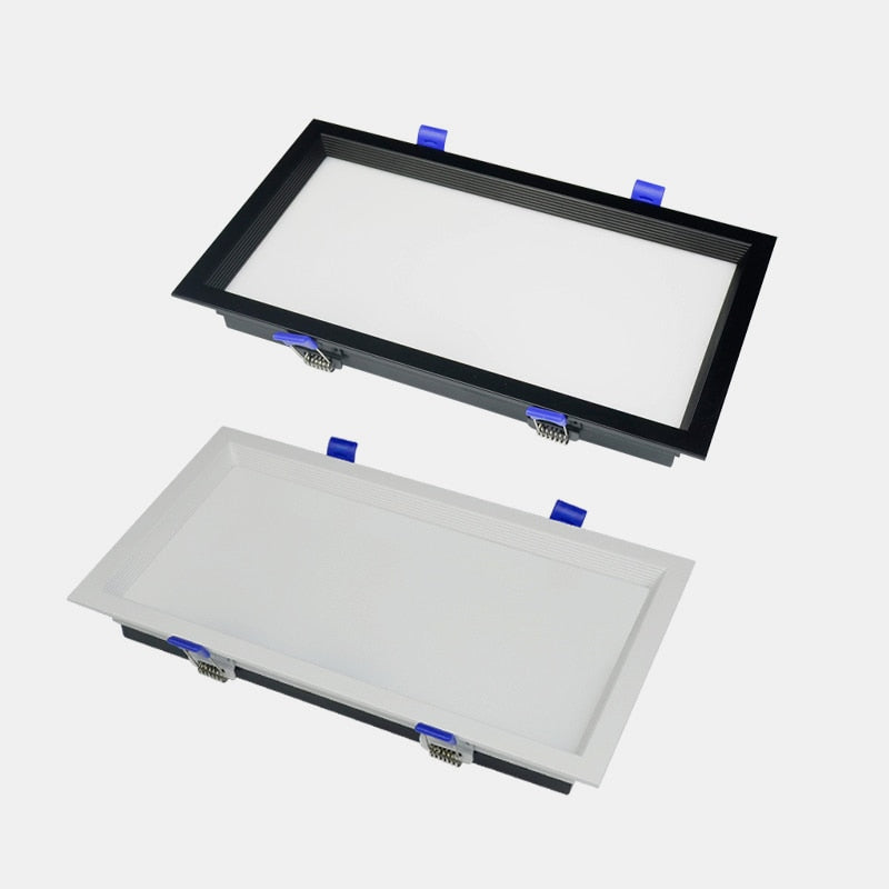 Square Dimmable Recessed LED Downlights 12W 18W 24W 30W LED Ceiling Spot Lights AC85~265V LED Panel Lights Indoor Lighting