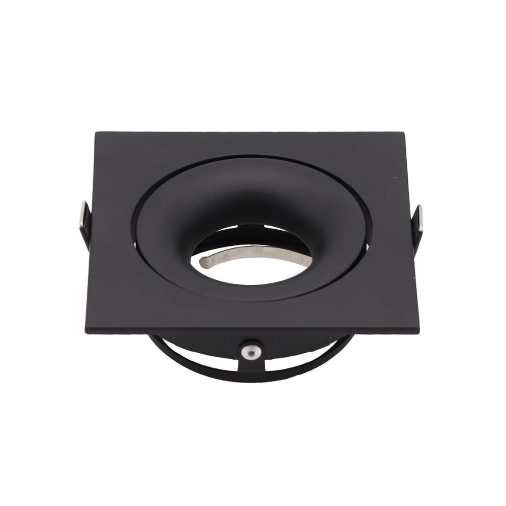 GU10 Spot bulb fixture 360 degree adjustable MR16 fitting mounting ceiling spot lights frame round downlight holder bases Fitting