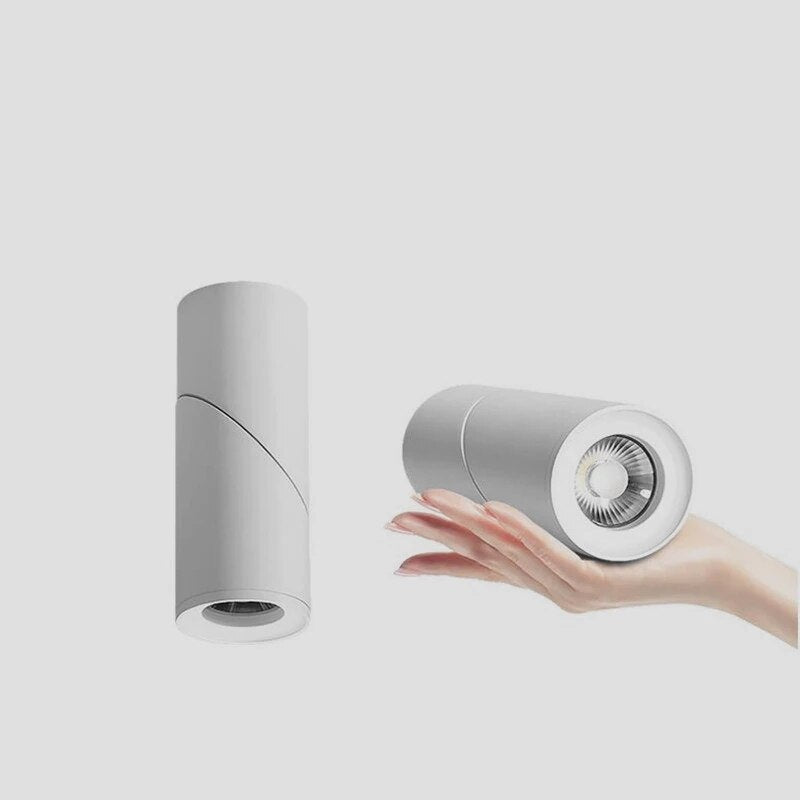 LED COB regulable Downlights ac85-265V 10W 15W 20W LED white black