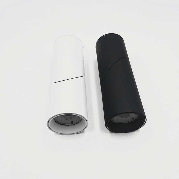 LED COB regulable Downlights ac85-265V 10W 15W 20W LED white black