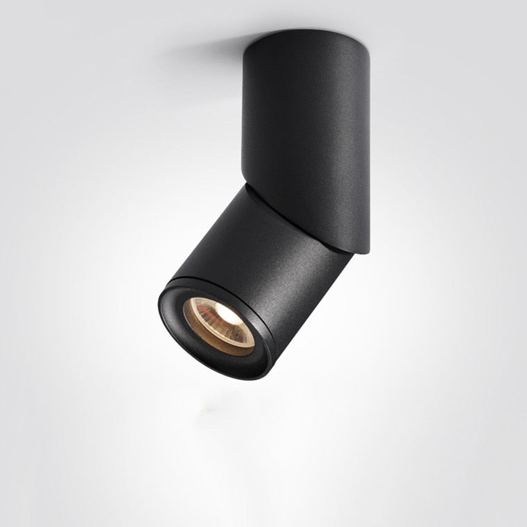 LED COB regulable Downlights ac85-265V 10W 15W 20W LED white black