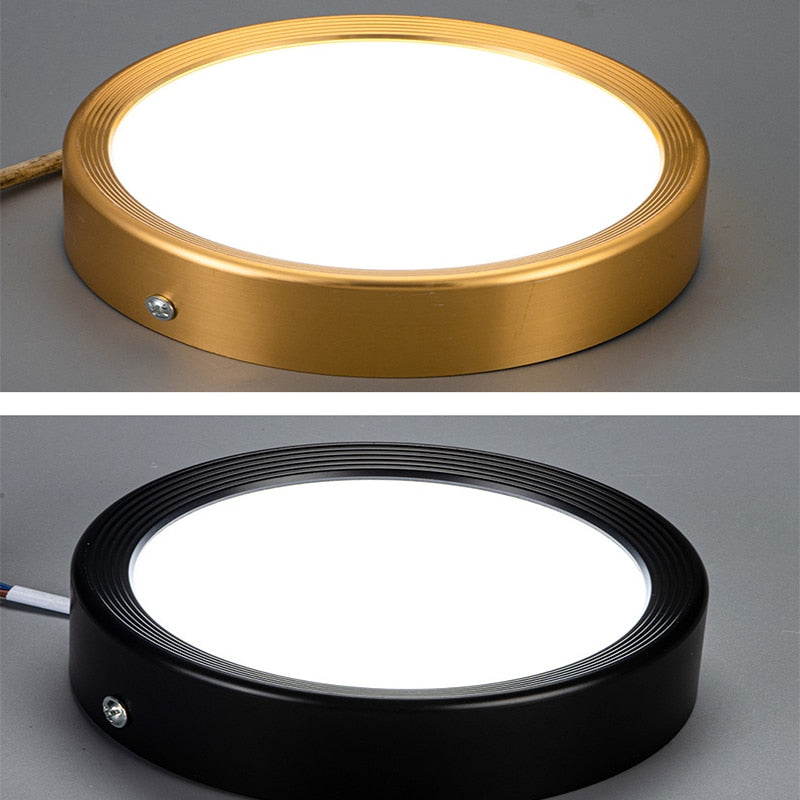 LED COB Downlight LED Surface Mounted Downlight Without Perforation Panel Light Home Decor Cob Ceiling Fixtures Lighting