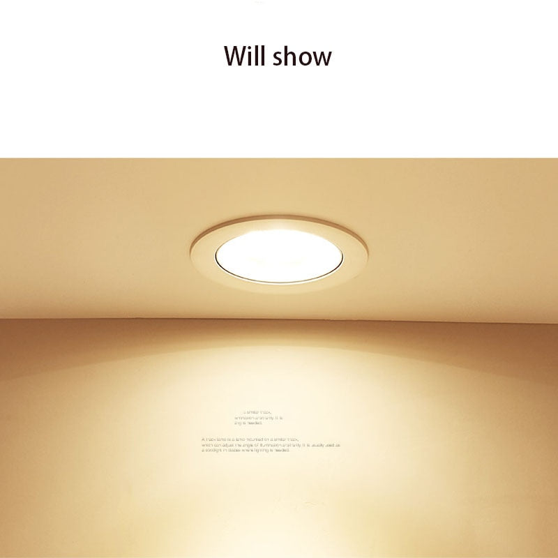 LED COB Downlight Dimmable 110V 220V 15W 20W 24W 30W Spot Light 4000K Ceiling Lamp For Indoor Lighting - Warm White