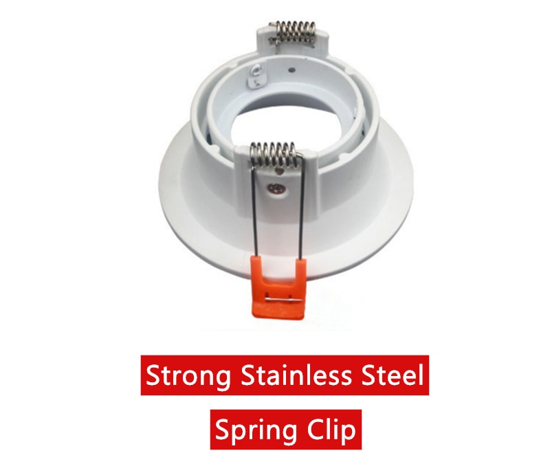 Adjustable LED Recessed Ceiling Downlight Mounting GU10/MR16 Socket Halogen Lamp Holder Base Frame Spot Lights Fitting Fixtures