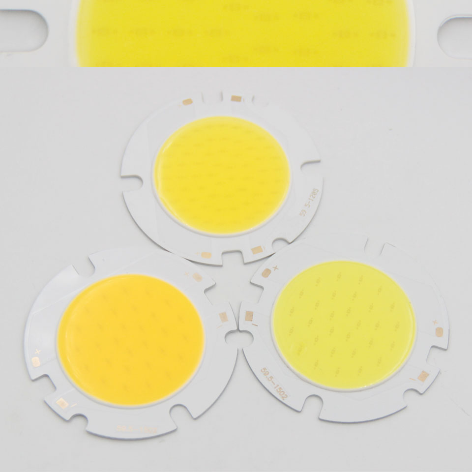 ALLCob 1pcs 5pcs 10pcs round COB chip DIY Light Source 100lm/w 60mm 42mm COB led Cold Warm Nature White for downlight