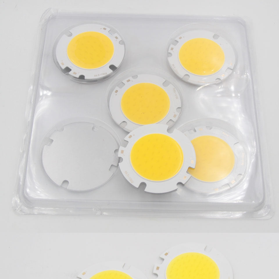 ALLCob 1pcs 5pcs 10pcs round COB chip DIY Light Source 100lm/w 60mm 42mm COB led Cold Warm Nature White for downlight