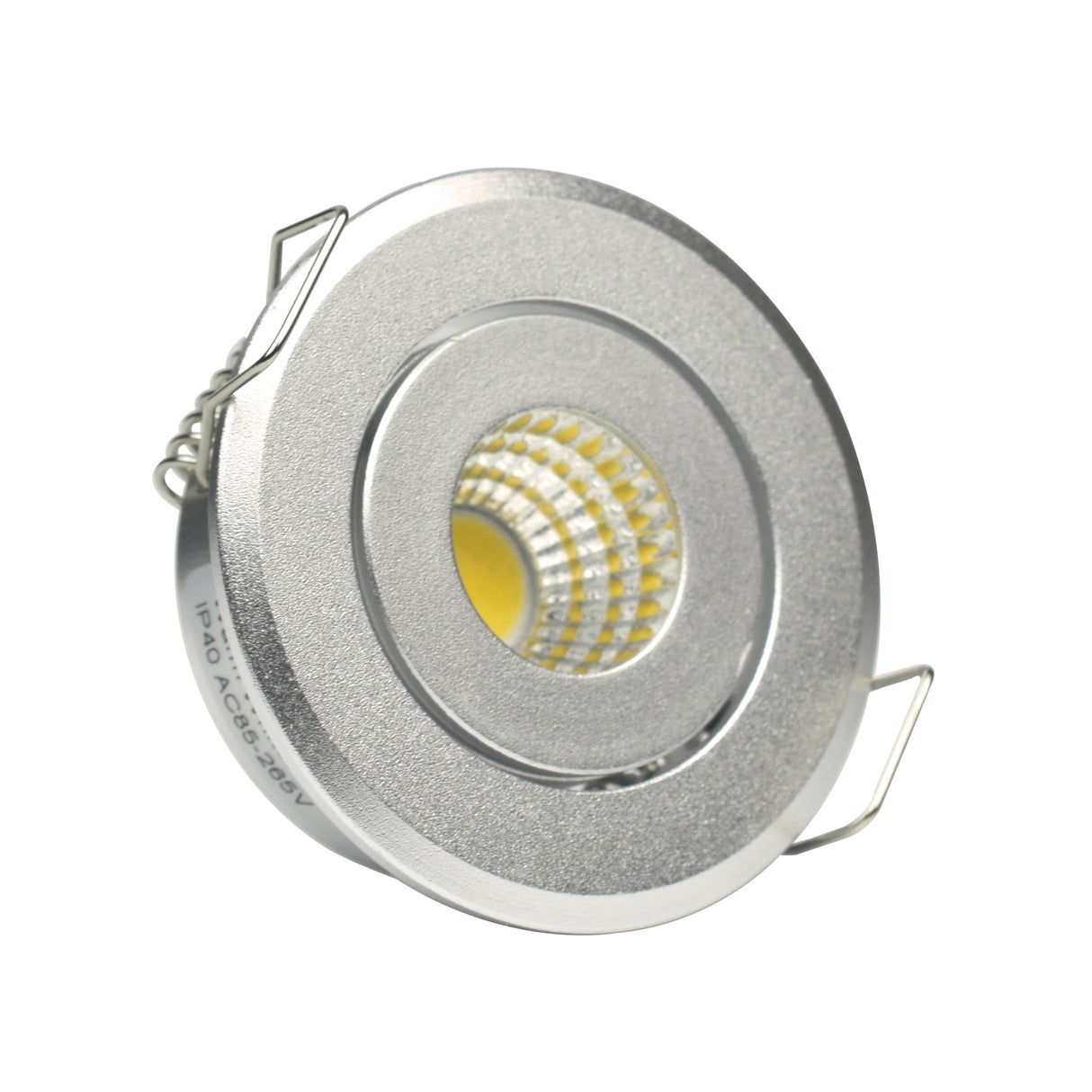 MINI downlights cob with Drivers AC85-265V Showcase Jewery Cabinet Lighting Black White Silver shell led cob downlight 10pcs/lot