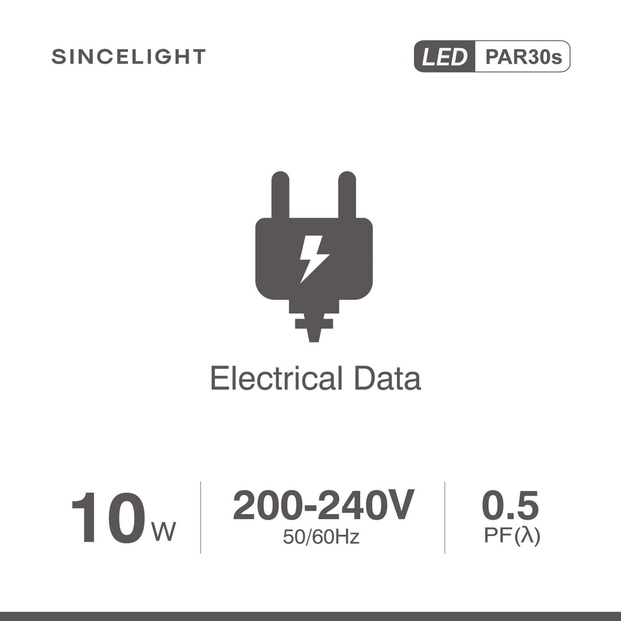 E27 LED Reflector Spotlight With 10W,2700K,850 Lumens (PAR30S/Non-Dimmable/Anti-Glare Led Light Bulb/Downlights)Quick Delivery