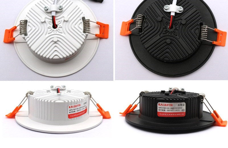 Led Downlight Recessed Kitchen Home Lamps 220V Ultra Thin Panel Lights 3W 5W 9W 12W 15W 18W LED Down Light Spot Led Ceiling Lamp