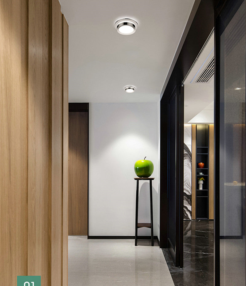 Dimmable Recessed Downlight 5W 7W 9W 12W Round LED Ceiling Spot Light for Home Porch Corridor Aisle Background 3000K 4000K 6000K