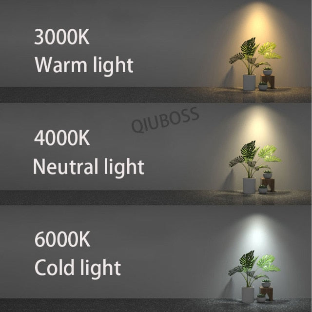 Round Foldable LED Recessed Downlights 5W/7W/9W/12W/15W COB Dimmable LED Ceiling Spotlight Background Lamps for Indoor Lighting