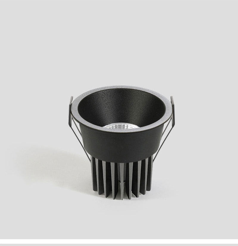 LED Round Recessed Dimmable Downlights 7W/9W/12W/15W COB LED Anti Glare Ceiling Spotlights AC90~260V Background Indoor Lighting