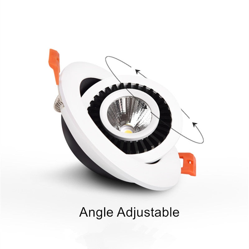 Led downlight spot led Super Bright Recessed LED Dimmable Downlight COB 7W 9W 12W 15W 18W LED Spot light Ceiling Lamp