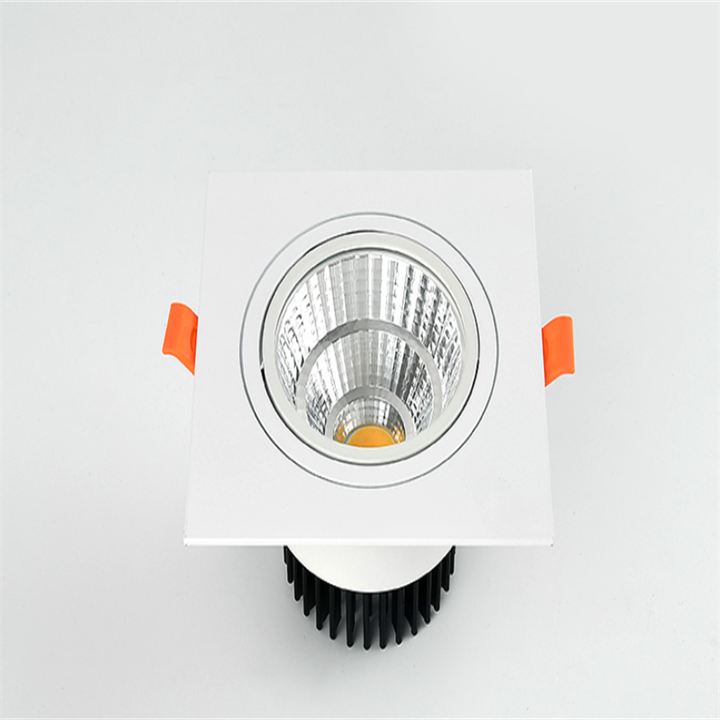 Recessed Square Dimmable LED Downlights 7W 9W 12W 15W 18W COB LED Ceiling Lamp Warm/Cold White LED Spot Lights Indoor Lighting