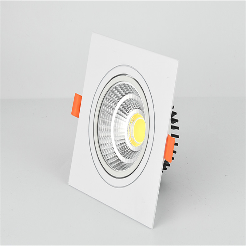 Recessed Square Dimmable LED Downlights 7W 9W 12W 15W 18W COB LED Ceiling Lamp Warm/Cold White LED Spot Lights Indoor Lighting