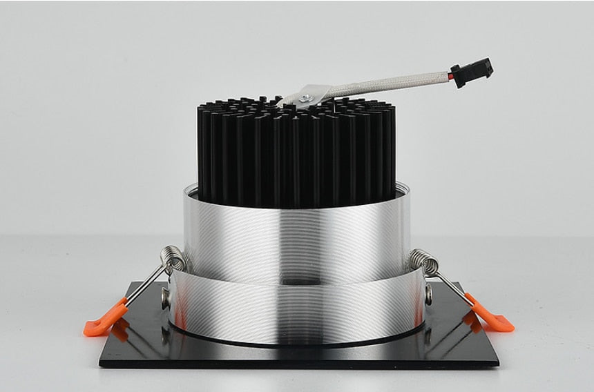 Recessed Square Dimmable LED Downlights 7W 9W 12W 15W 18W COB LED Ceiling Lamp Warm/Cold White LED Spot Lights Indoor Lighting