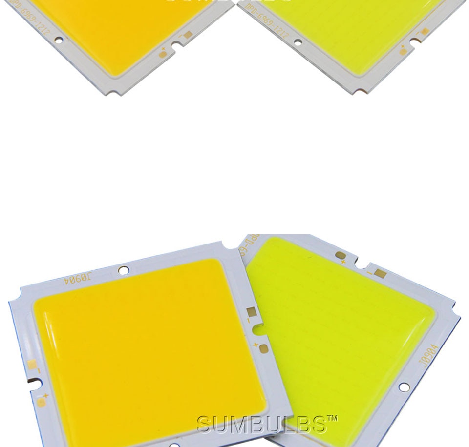 Ultra Bright 20W 30W 56MM 69MM Square LED COB Chip On Board Light Source for Panel Flood Spot Lights Downlight DC 36V 40V