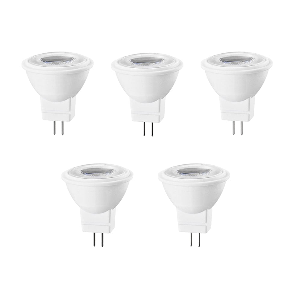 LED Lamp 5PCS MR11 2W 3LEDs Super Bright Mini LED SpotLight Downlight 12V 2835 SMD GU4 LED Bulb Lampada Replace Halogen Light