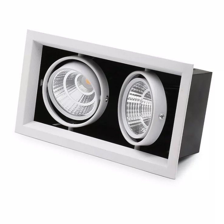 Double Dimmable Led downlight Spot Light 10w 20W 30W ac85-240V ceiling recessed Lights Indoor Lighting