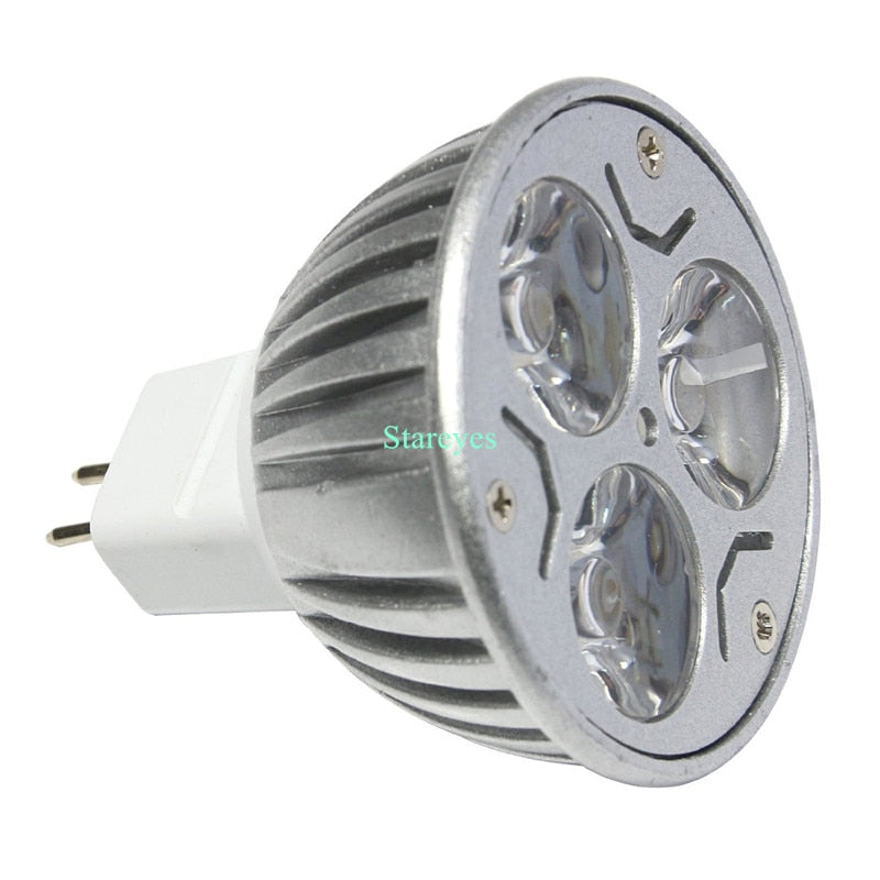 8 pcs Dimmable MR16 4W 3W AC&DC12V LED Spotlight lamp Downlight Bulb LED lamp LED Droplight Lighting LED light spot light