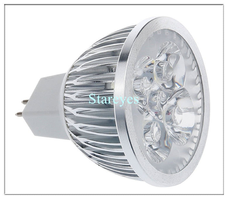 8 pcs Dimmable MR16 4W 3W AC&DC12V LED Spotlight lamp Downlight Bulb LED lamp LED Droplight Lighting LED light spot light