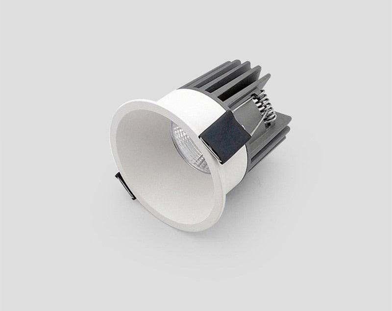 Super Bright Anti Glare Recessed Dimmable COB LED Downlights 7W 9W 12W LED Ceiling Spot Lights AC85~265V Background Lighting