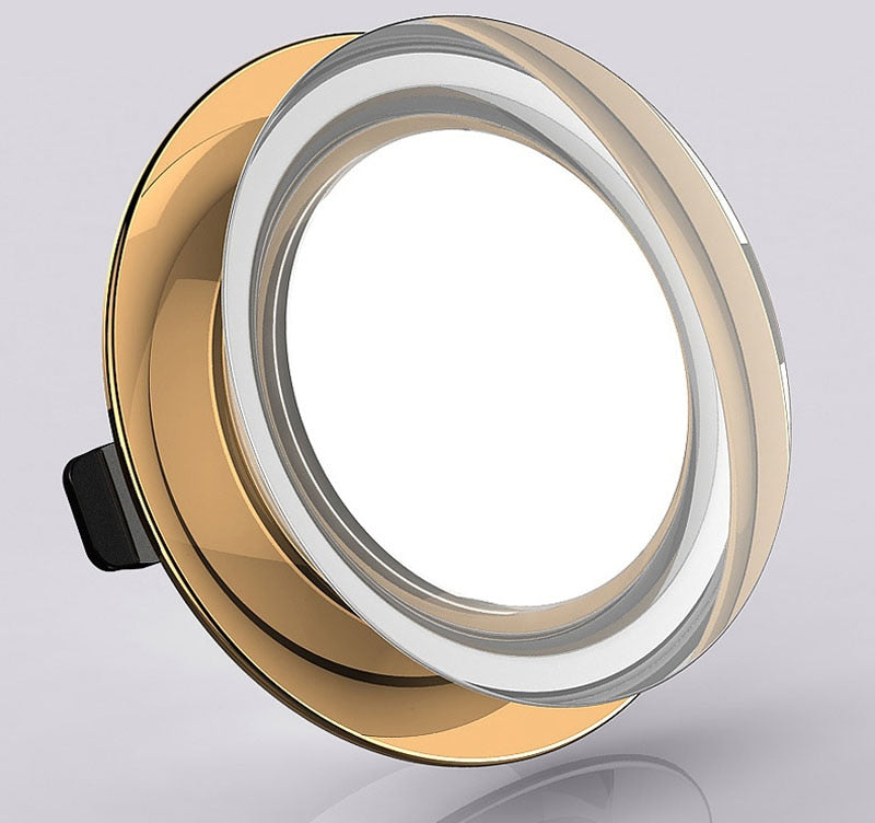 Luxury Style Crystal Led downlight 5W 7W 9W 12W spot light AC220V 110V led lamps ceiling lamp For Indoor recessed lighting