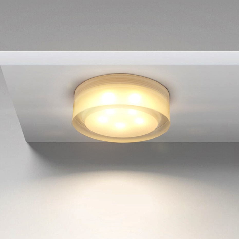 DVOLADOR Round 15W 10W 5W 1W LED Crystal Downlight LED Ceiling Spot Light Warm White/White LED Recessed Lamp for Home Decoration