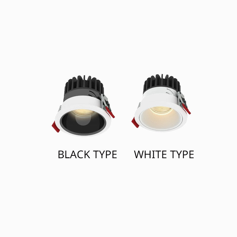 Led downlight light COB Ceiling Spot Light 5W 7W 9W 12W 85-265V ceiling recessed Lights Indoor Lighting