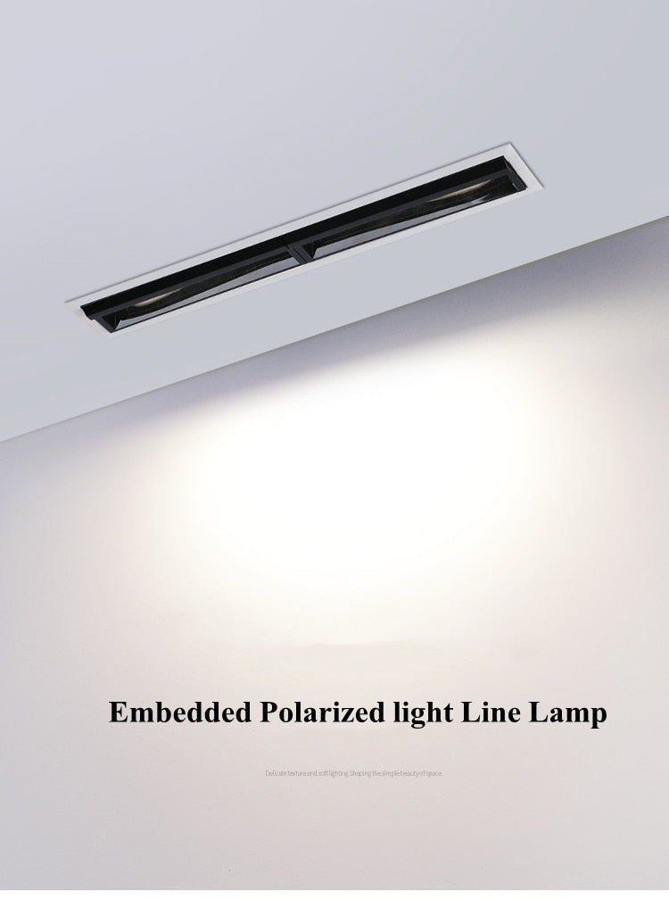 Recessed Square COB Dimmable LED Downlights 10W 20W 30W 40W LED Ceiling Spot Lights AC85V~265V LED Strip Lights Indoor Lighting