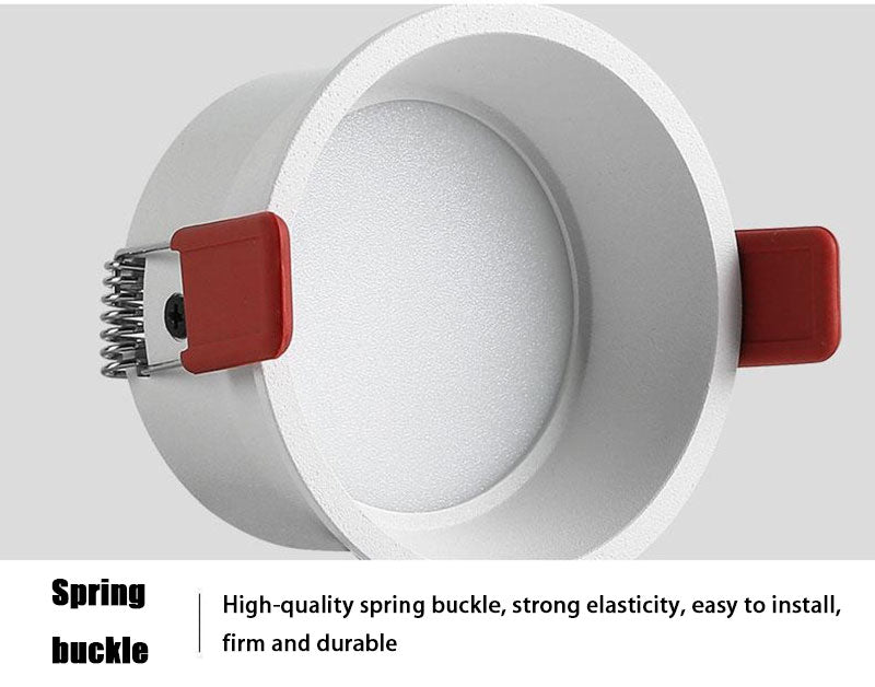 QIUBOSS Anti-glare LED Recessed Downlights 220V Dimmable Led Ceiling Light 7W 15W COB Lighting Lamp for Kitchen Bedroom Corridor