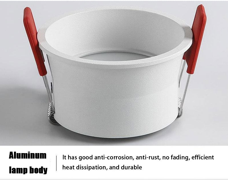 QIUBOSS Anti-glare LED Recessed Downlights 220V Dimmable Led Ceiling Light 7W 15W COB Lighting Lamp for Kitchen Bedroom Corridor