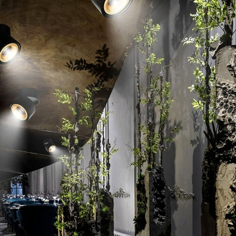 LED Dimmable Downlight 10W 12W 20W 24W 30W 36W LED Surface Mounted Spotlight LED Ceiling Lamp Lamps for Living Room