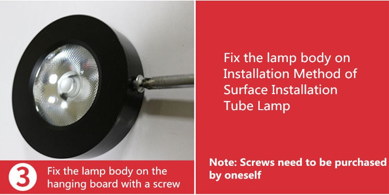 Round Led Panel Light Surface Mounted 5W 7W 9W 12W 18W Downlight ceiling down 220V lampada led lamp with LED Driver