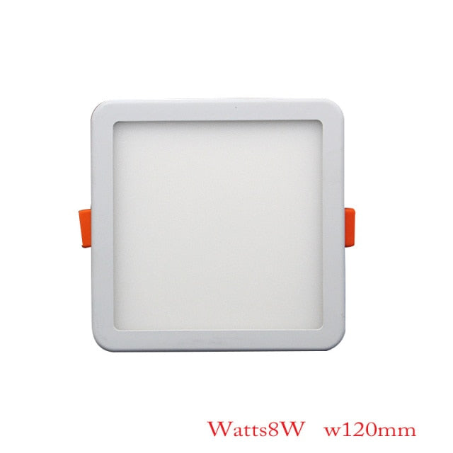 LED Panel Lights Ultra thin Recessed Downlight 6W 8W 15W 20W 220V Square Round Panel lamp Ceiling Lamp White/Warm white Patent