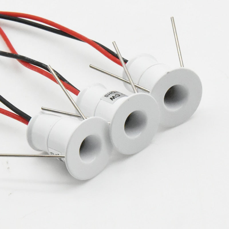 White Black 1W IP65 12V Mini LED Spotlight Stage Wedding Kitchen Cabinet Ceiling Spot Bulbs Light Stair Recessed Bulb Downlight