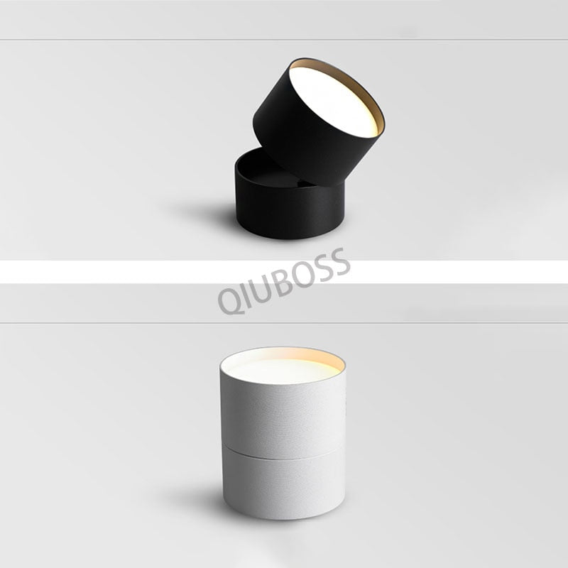 LED Downlights Round Folding Dimmable LED Ceiling Spotlights 7W/9W/12W/15W AC90-260V for Home and Commercial Lighting